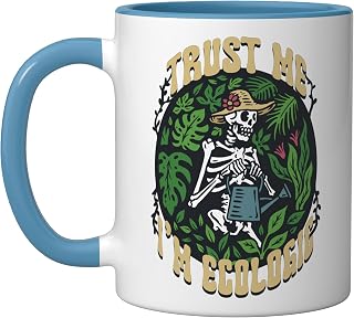 Ecologist Ecology I'm Ecologic Ceramic Mug, Blue/White