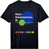 Mens New York City Hoyt-Schermerhorn Street Downtown Brooklyn Performance T-Shirt