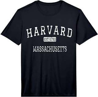 Harvard Massachusetts MA Vintage Performance T-Shirt