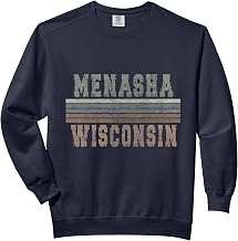 Retro Menasha Wisconsin Comfort Colors Adult Sweatshirt