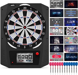 FunVision Electronic Dart Board with 7" Smart Touchscreen