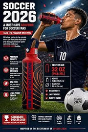 SOUVENIR MUNDIAL 2026 WATER QUENCHER