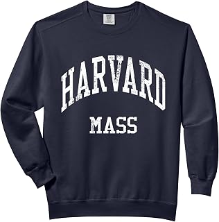 Harvard Massachusetts Retro 70s College Sports Style Comfort Colors Adult Sweatshirt