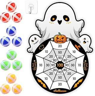Halloween Games, Dart Board with 12 Sticky Balls