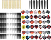 Safety Soft Darts Set with Stable Flight to Relax Eyes and Improve Mental Quality for All Skill Levels 14G Iron and Plastic Darts Set for