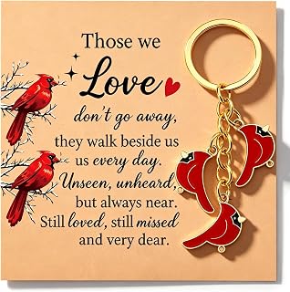 Cardinal Gifts for Women Cardinal Keychain Sorry for Your Loss