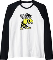 Harvard High School Hawks Raglan Baseball Tee