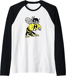 Harvard High School Hawks Raglan Baseball Tee