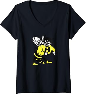 Women's Harvard High School Hawks V-Neck T-Shirt