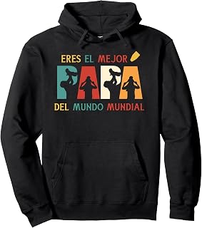 Eres El Mejor Papa Del Mundo Mundial Father's Day Spanish Pullover Hoodie