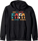 Eres El Mejor Papa Del Mundo Mundial Original Zip Hoodie