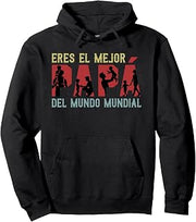 Eres El Mejor Papa Del Mundo Mundial Father's Day Spanish Pullover Hoodie