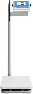 Professional Digital Physician's Scale - Accurate Bathroom Scale with Height Rod, Electronic Weight Measurement for Gym & Use