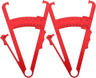 Generic 2pcs Plastic Skinfold Calipers Body Fat Measuring Tool with Userfriendly Design and Sturdy Materials for Accurate Bmi Calculation and Family Use