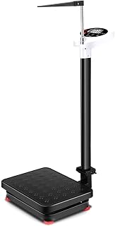 Precision Electronic Height & Weight Scale,Digital Column Scale,Scale,Accurate Measurement,Led Screen,USB Charging,Retractable Height Rod,180Kg / 396