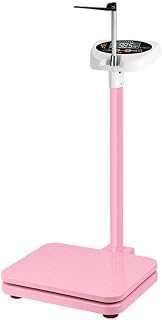 High Precision Digital Scale - Electronic Height & Weight Scale for Healthy Weight Loss, Led Display, Grade, Pink Color, Accurate Measurements