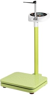 High Precision Scale - Electronic Height & Weight Measurement with Clear Led Display - Accurate Scale for Home & Clinic Use (One Color-Green)