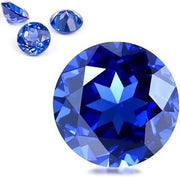 Round Shape Palaiba Color Lab Grown Sapphire Quality Gemstones
