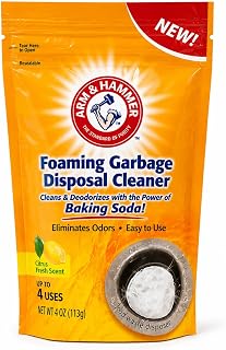 Arm & Hammer Foaming Garbage Disposal Cleaner, Citrus Scent, 4 oz