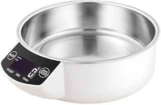 Kitchen Scale Accurate Baking Scale Conversion Units Food Bowl Scale Creative LCD Display Stainless Steel Electronic Bowl Scale Baking