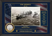 USS Newell DE-322 Framed Patriotic Photo - 5997DE322