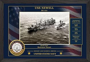 USS Newell DE-322 Framed Patriotic Photo - 5997DE322