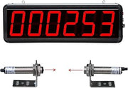 Laser Sensor Counter, Counts Up to 999999, Ideal for Conveyor Belts and Production Lines, Accurate Measurement Tool