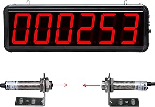 Laser Sensor Counter, Counts Up to 999999, Ideal for Conveyor Belts and Production Lines, Accurate Measurement Tool