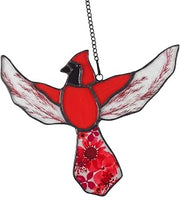 Meanplan Cardinal Stained Glass Suncatcher Ornament for Women, Mom