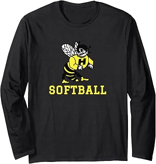Harvard High School Hawks Softball Long Sleeve T-Shirt