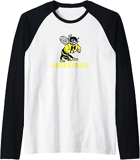 Harvard High School Hawks Basketball Raglan Baseball Tee
