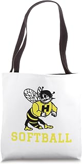 Harvard High School Hawks Softball Tote Bag