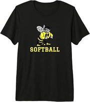 Harvard High School Hawks Softball Premium Tri-Blend T-Shirt