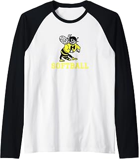 Harvard High School Hawks Softball Raglan Baseball Tee