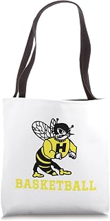 Harvard High School Hawks Basketball Tote Bag