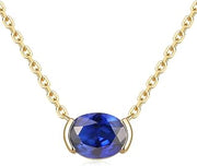 Moissanite/Ruby/Sapphire/Emerald Dainty Small Pendant Necklace for Women, Really Authentic Solid 925 Sterling Silver, 16 Inch /18 Inch, Birthday Anniversary Valentines Gift