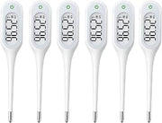 8 Second Basal Thermometer for Adults & Kids, Accurate & Safe, Pack of 6