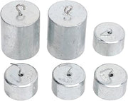 Lab Weight Set for Accurate Measurement, Durable Plated Steel Weights with Hanger Storage Box for Laboratory Use