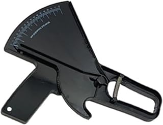 Accurate Skin Fold Caliper Tool Designs for Fitness Enthusiasts & Trainer to Monitor Body Composition Changes Easily Not Intrusive Fat Tester
