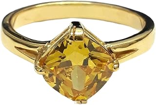 Certified Natural Yellow Sapphire (Pukhraj) Panchdhatu Ring Astrological Gemstone Handmade Ring