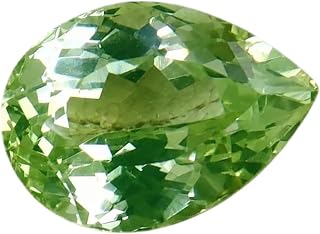 10.60 Ct Natural Green Sapphire Pear Cut Loose Gemstone | Statement Stone for Rings Pendants Earrings & Custom Jewelry