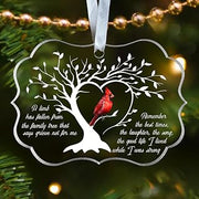 1Pc Hanging Decorations Cardinal Ornaments Memorial Gifts, Bereavement Gifts Memorial Ornament for Loss of Loved One