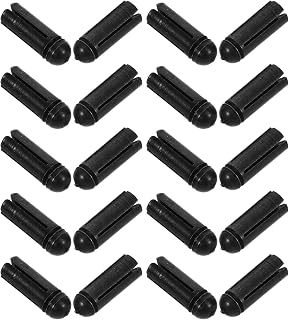 6pcs Black Aluminum Alloy Dart Wing Protector with Quick Installation