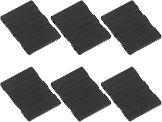 6pcs Black Plastic Dart Box Insert Protector for Storage and Play Use