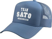 Team SATO Lifetime Member Family Last Name Trucker Hat with Adjustable Mesh Back