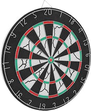 Dartboard Game Set for Adults 2 Sided Flocking with Wall Protector