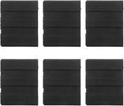 DOITOOL 6pcs Portable Black Plastic Dart Box Holder Tip Insert Protector