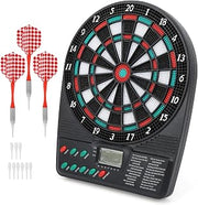 Electronic Dart Board with LCD Scoring, 10.2in for Adults