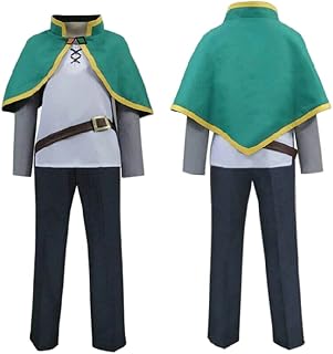 Sato Kazuma Costume Shawl Pants Set Halloween Outfits for Mens