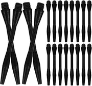 Toyvian 60pcs Nylon Threaded Dart Replacement Stems with Textured Surface